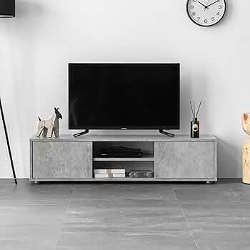 Amazon｜モダンデコ テレビ台 32-50型 対応 120cm幅 モルタル